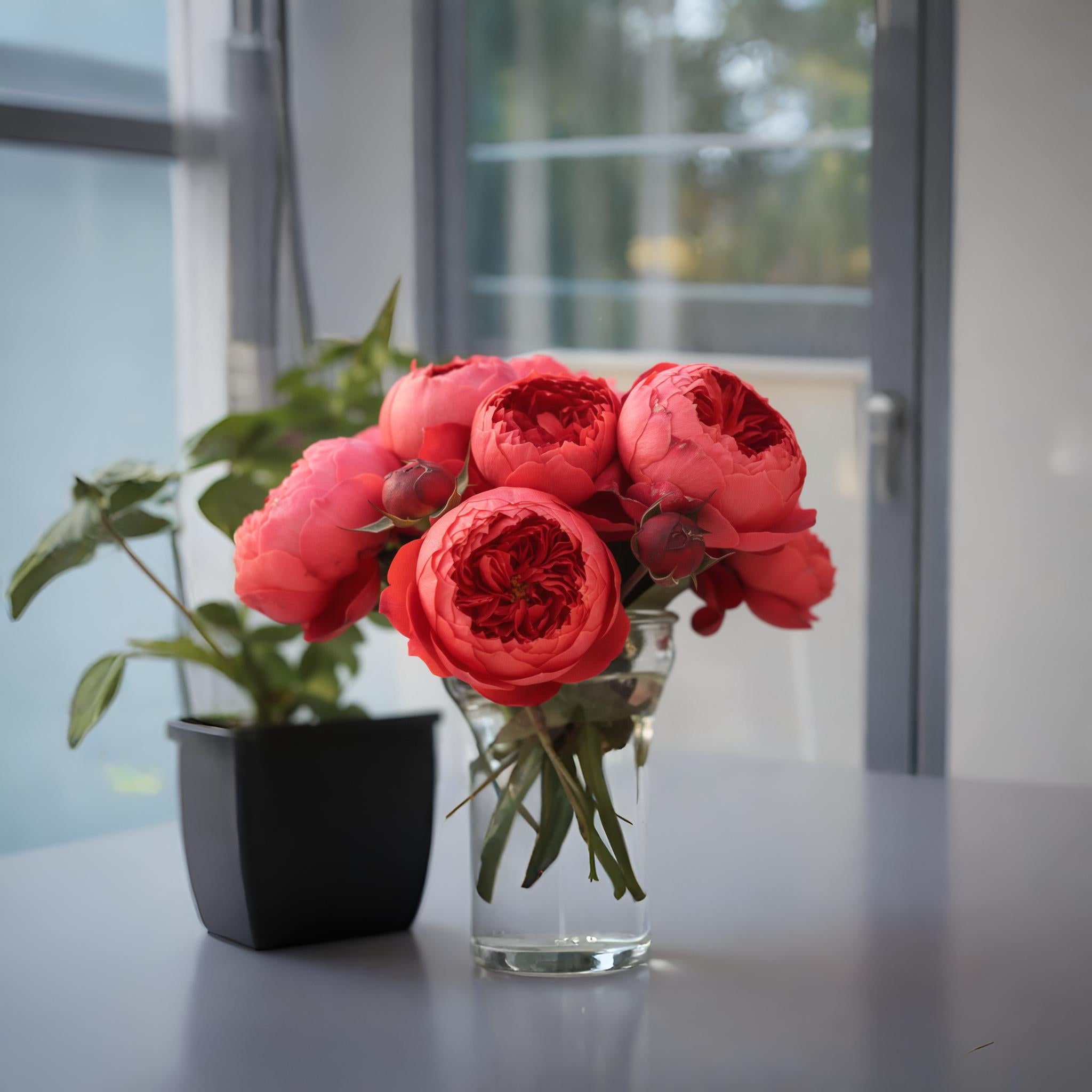 Rose【Vermilion Bowl｜朱砂碗| ZhuShaWan】 1 Gallons size